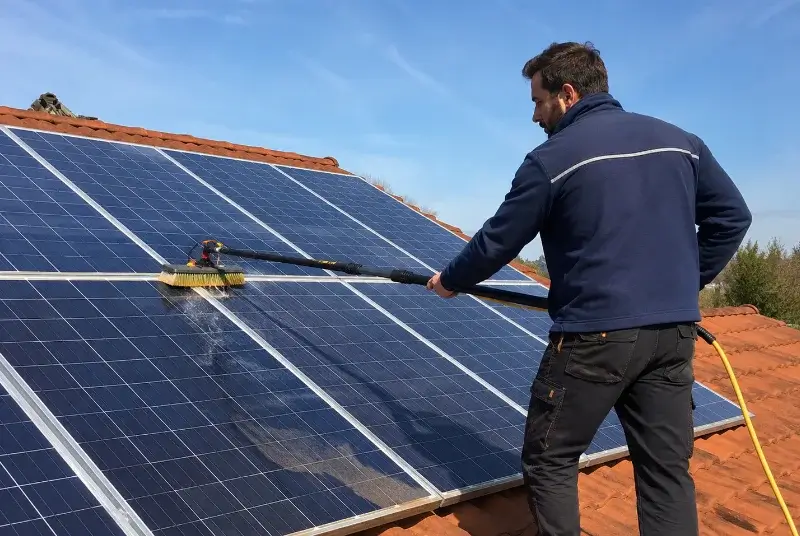 Nettoyage et entretien de panneaux solaires à Landévant